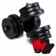 Гантели битумные Fit-On Chrome 2 x 21 кг