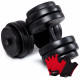 Гантели битумные Fit-On Chrome 2 x 26 кг