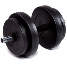 Гантель разборная Fit-On Chrome 1 × 17 кг