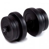 Битумная гантель Fit-On Chrome 1 x 21 кг