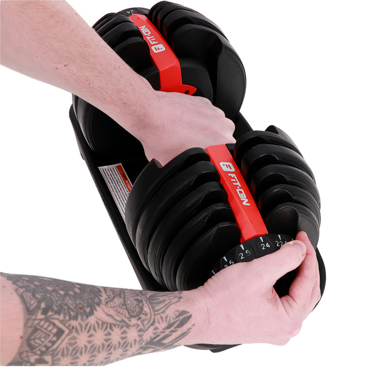 Гантели с регулируемым весом Fit-On Flex 2,5–24 кг