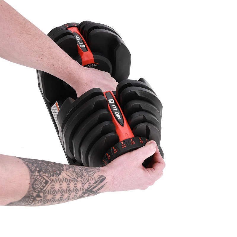 Гантелі з регульованою вагою Fit-On Flex 5-40 кг