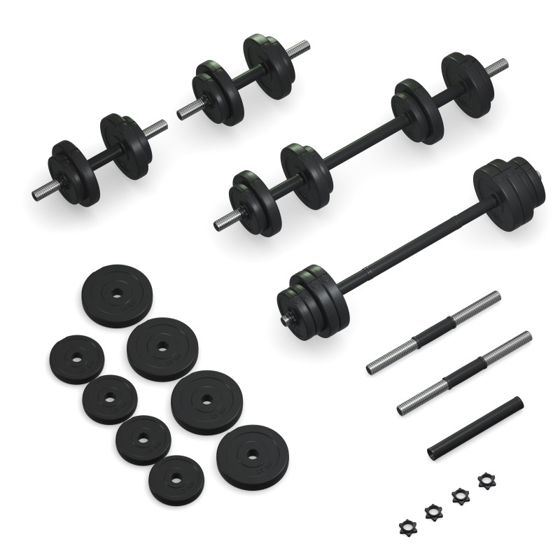 Гантелі з функцією штанги 2 в 1 Fit-On 18 кг