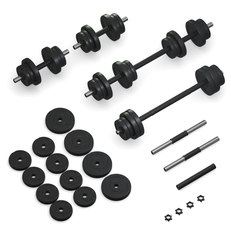 Гантелі з функцією штанги 2 в 1 Fit-On 23 кг