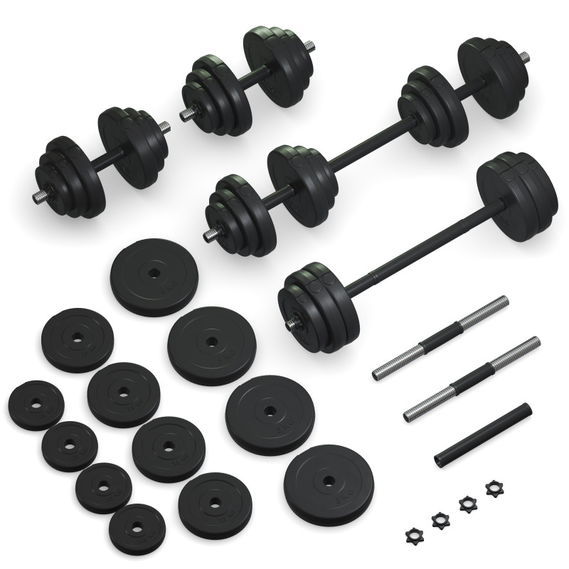 Гантелі з функцією штанги 2 в 1 Fit-On 38 кг