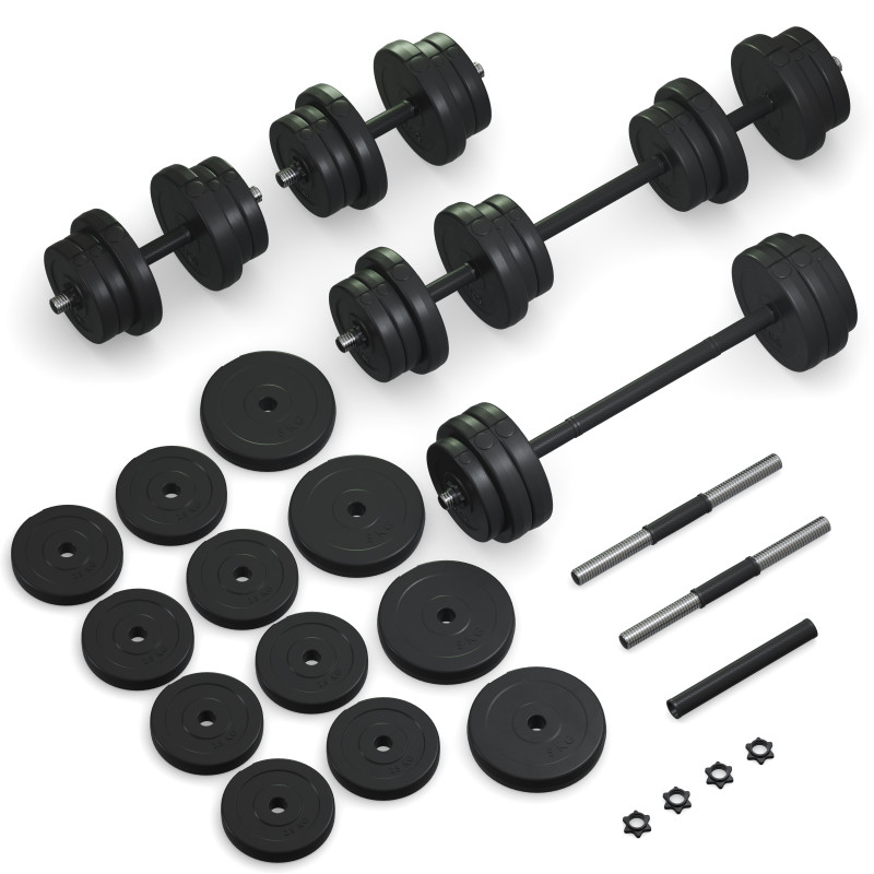 Гантелі з функцією штанги 2 в 1 Fit-On 43 кг