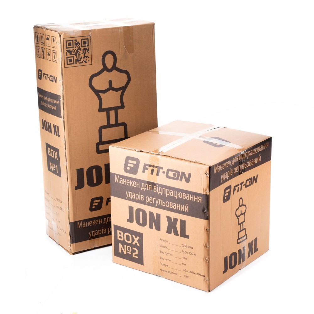 Манекен для відпрацювання ударів регульований Fit-On Jon XL