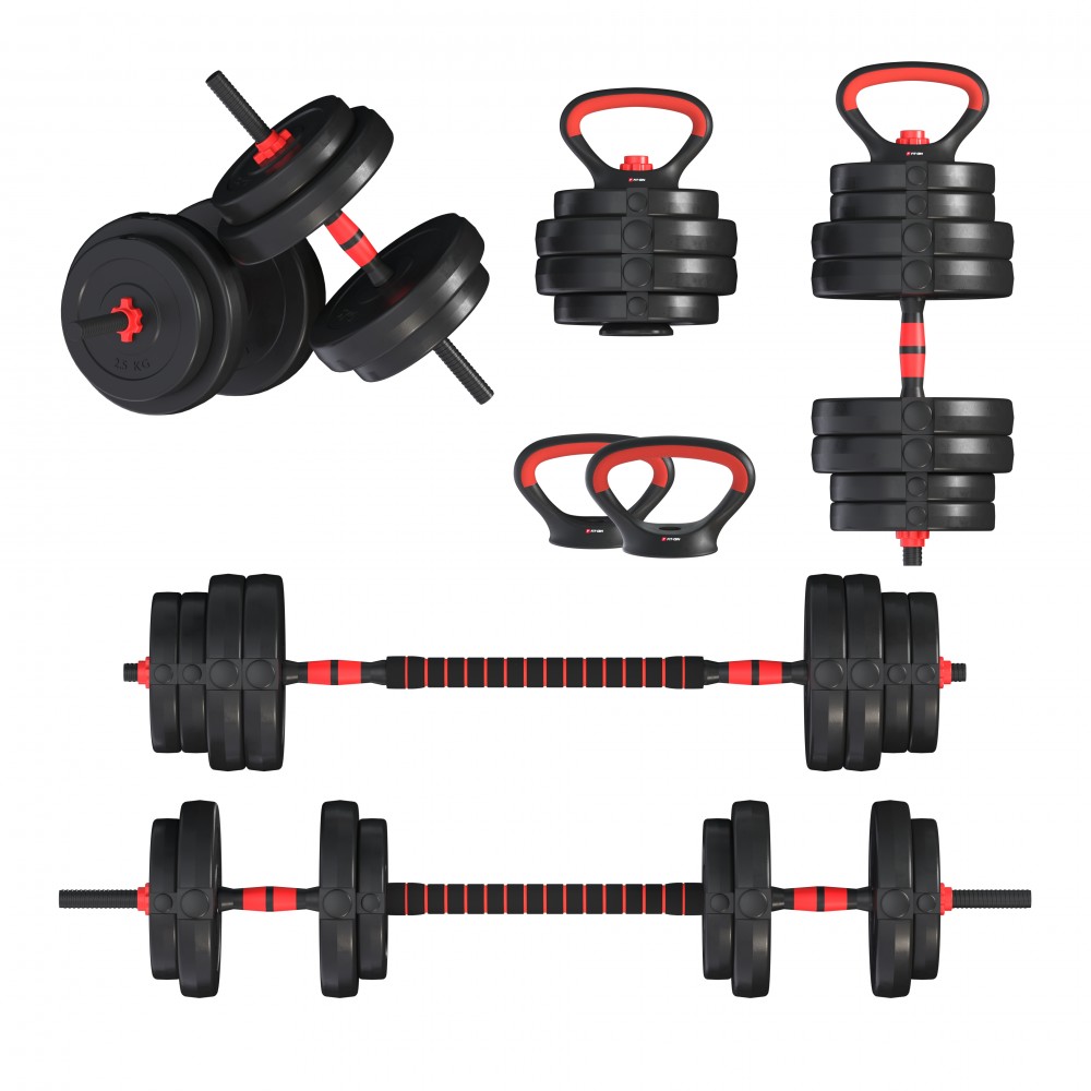 Гантели с функцией штанги 6 в 1 Fit-On 33 кг