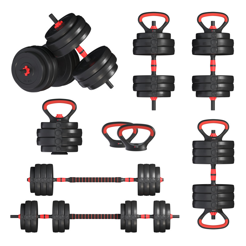 Гантелі з функцією штанги 6 в 1 Fit-On 53 кг