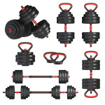 Гантелі з функцією штанги 6 в 1 Fit-On 58 кг