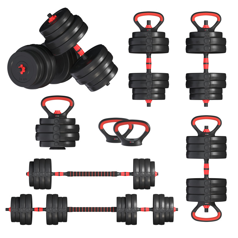 Гантелі з функцією штанги 6 в 1 Fit-On 63 кг