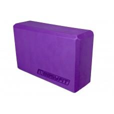 Блок для йоги EasyFit EVA фиолетовый