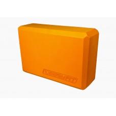Блок для йоги EasyFit EVA помаранчевий