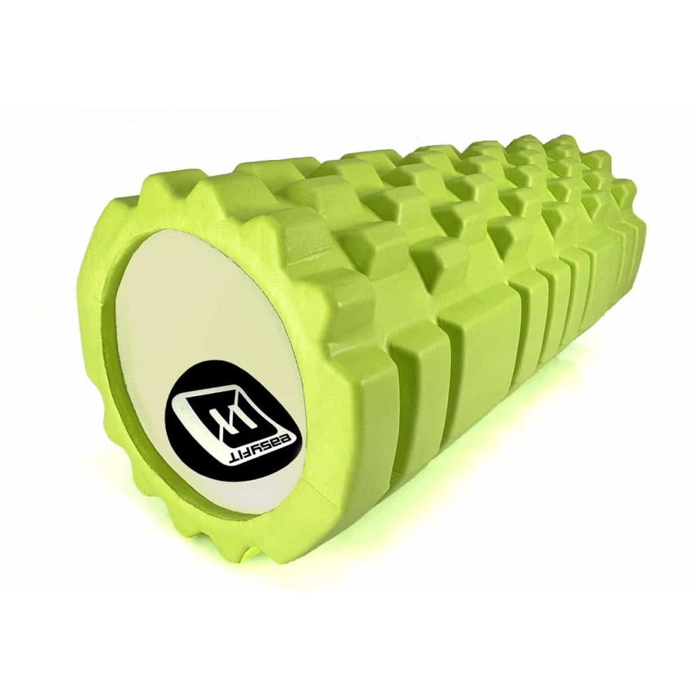 Массажный ролик EasyFit Grid Roller 33 см v.1.1 салатовый