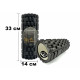 Массажный ролик EasyFit Grid Roller 33 см v.1.1 черный
