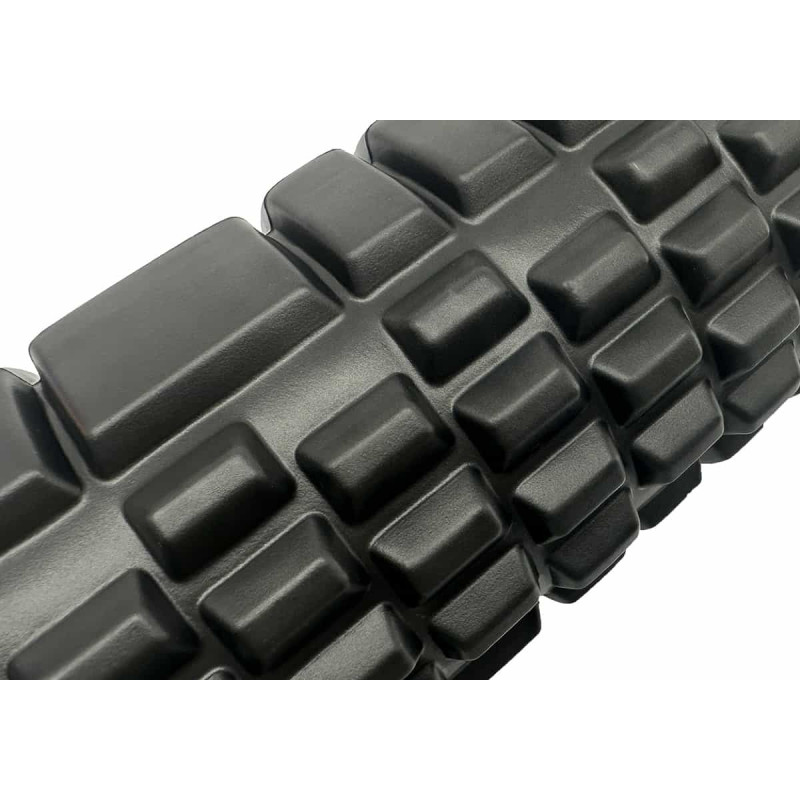 Массажный ролик EasyFit Grid Roller 33 см v.1.1 черный