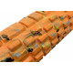 Массажный ролик EasyFit Grid Roller 33 см v.1.1 Multi оранжевый
