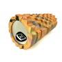 Масажний ролик EasyFit Grid Roller 33 см v.1.1 Multi помаранчевий