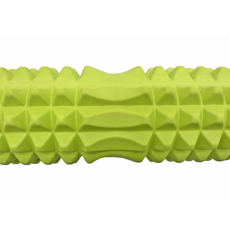 Массажный ролик EasyFit Grid Roller 33 см v.1.2 cалатовый