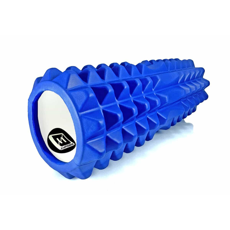 Масажний ролик EasyFit Grid Roller 33 см v.1.2 синій