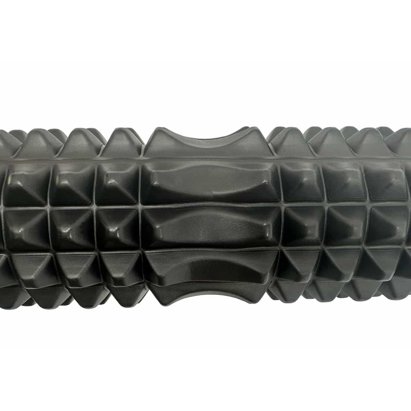 Массажный ролик EasyFit Grid Roller 33 см v.1.2 черный