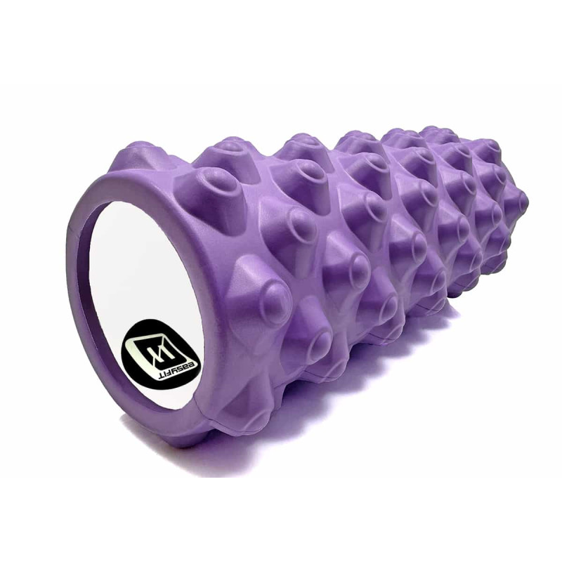 Массажный ролик EasyFit Grid Roller Extreme 33 см фиолетовый