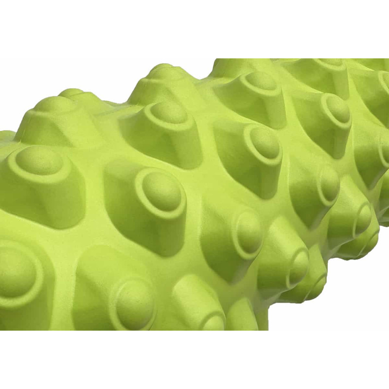 Массажный ролик EasyFit Grid Roller Extreme 33 см салатовый