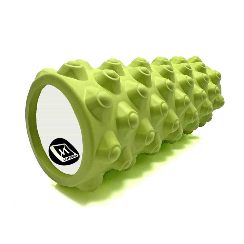Массажный ролик EasyFit Grid Roller Extreme 33 см салатовый