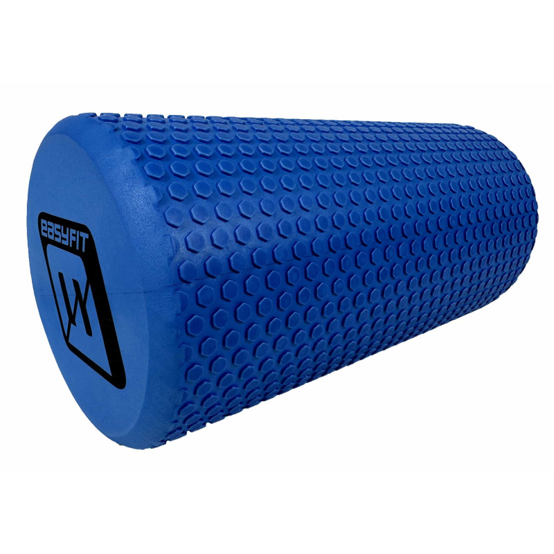 Масажний ролик EasyFit Foam Roller 30 см синій