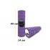 Массажный ролик EasyFit Grid Roller 45 см v.2.1 фиолетовый