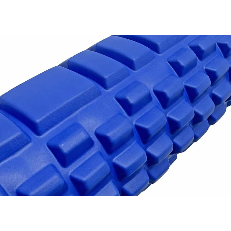 Масажний ролик EasyFit Grid Roller 45 см v.2.1 синій