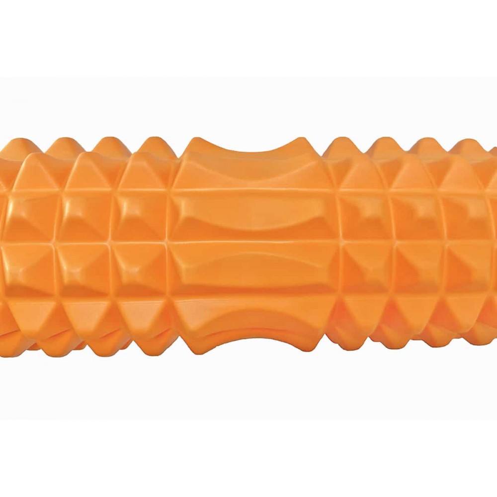 Массажный ролик EasyFit Grid Roller 45 см v.2.2 оранжевый