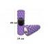 Массажный ролик EasyFit Grid Roller PRO 45 см фиолетовый