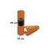 Массажный ролик EasyFit Grid Roller PRO 45 см оранжевый