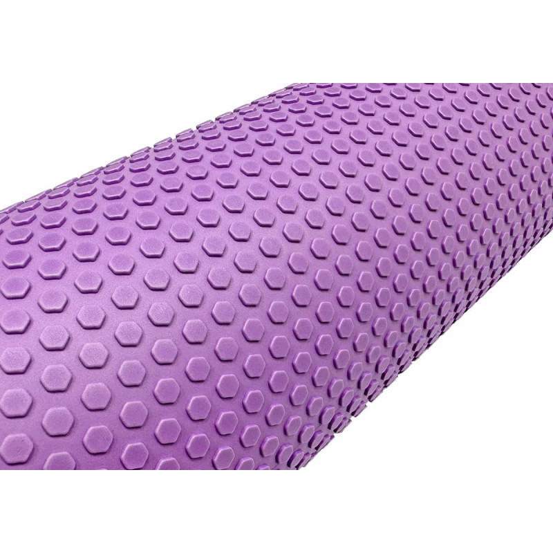 Массажный ролик EasyFit Foam Roller 45 см фиолетовый