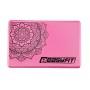 Блок для йоги EasyFit EVA с рисунком розовый