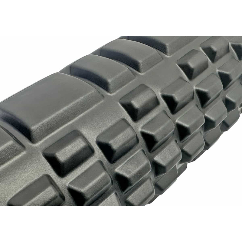 Массажный ролик EasyFit Grid Roller 45 см v.2.1 черный