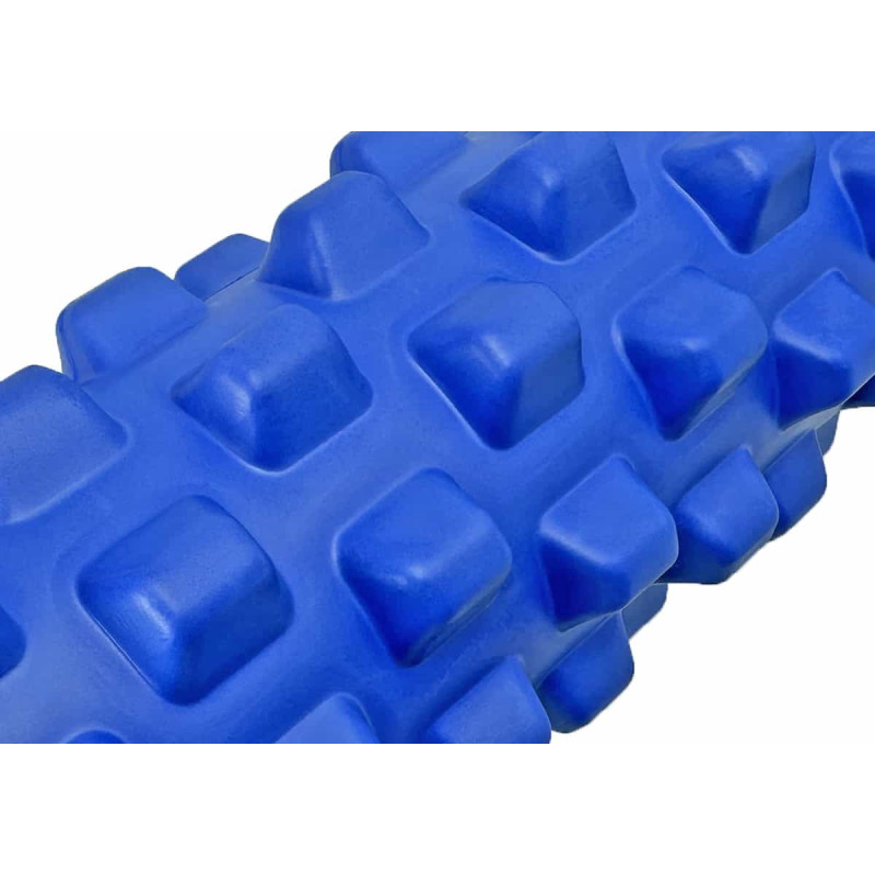 Массажный ролик EasyFit Grid Roller PRO 33 см cиний