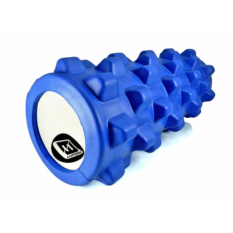 Массажный ролик EasyFit Grid Roller PRO 33 см cиний