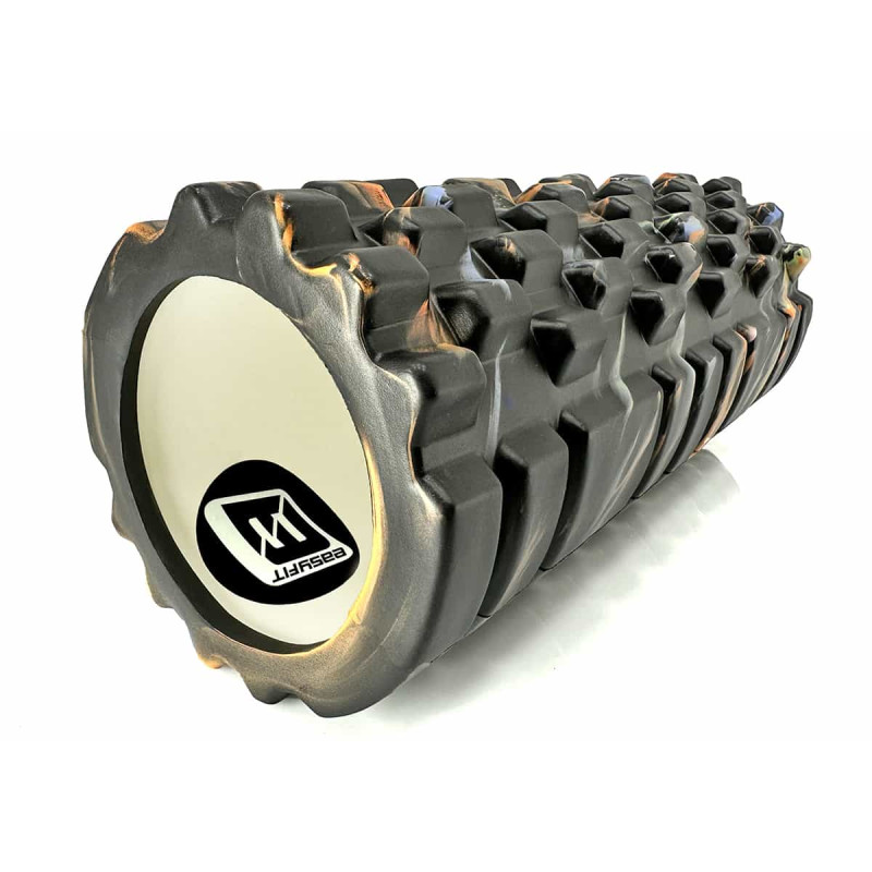 Массажный ролик EasyFit Grid Roller 33 см v.1.1 Multi черный