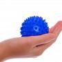 Масажний м'ячик EasyFit PVC 7.5 см жорсткий синій