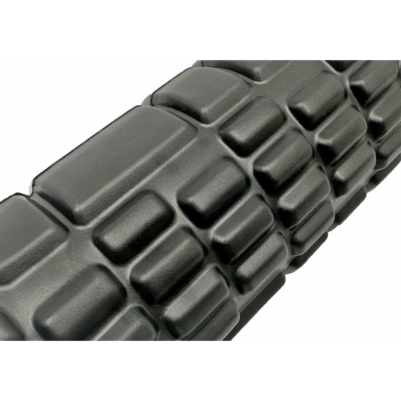 Массажный роллер EasyFit Grid Roller Mini 30 см черный