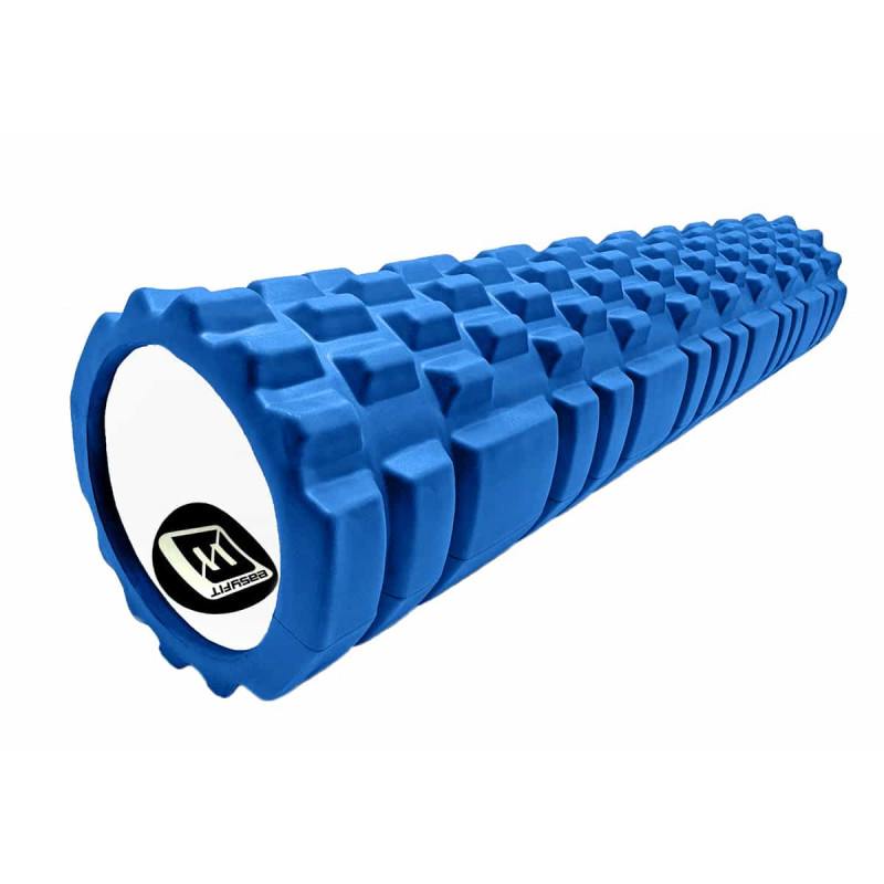 Массажный роллер EasyFit Grid Roller 60 см v.3.1 синий