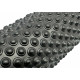 Массажный ролик EasyFit Grid Roller Light 33 см черный
