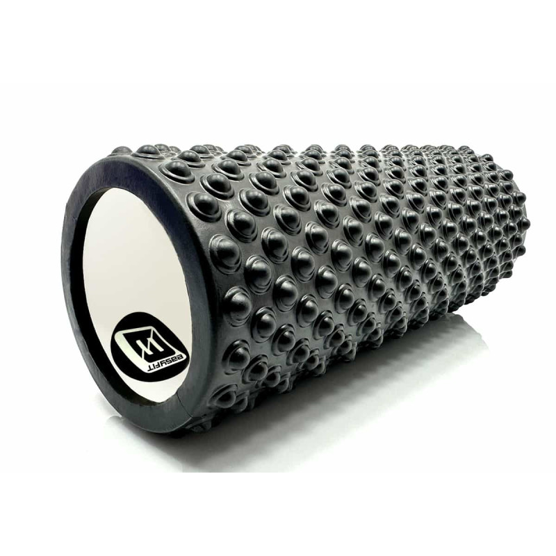 Массажный ролик EasyFit Grid Roller Light 33 см черный