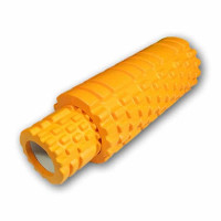 Массажный ролик EasyFit Grid Roller Double 33 см оранжевый