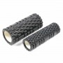 Массажный ролик EasyFit Grid Roller Double 33 см черный
