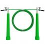 Скоростная скакалка EasyFit Speed Cable Rope 3 м со стальным тросом зеленая