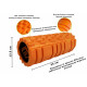 Массажный ролик EasyFit Solid Roller v.1.1s 33 см оранжевый