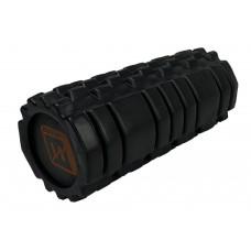 Масажний ролик EasyFit Solid Roller v.1.1s 33 см чорний